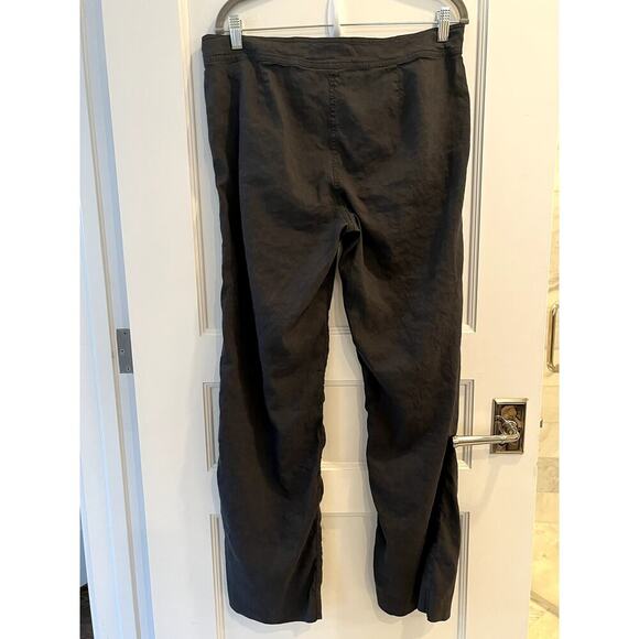Eileen Fisher 12 Tall Viscose Gray Pant Relaxed Fit Great Condition - Picture 2 of 4